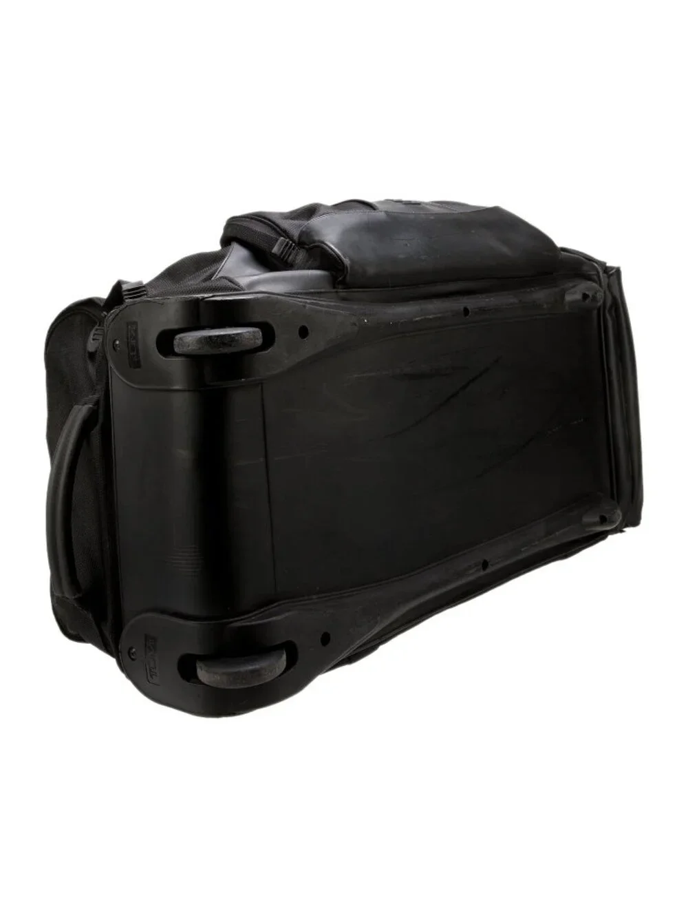 TUMI Leather Trim Canvas Carry-On DUFFLE BAG